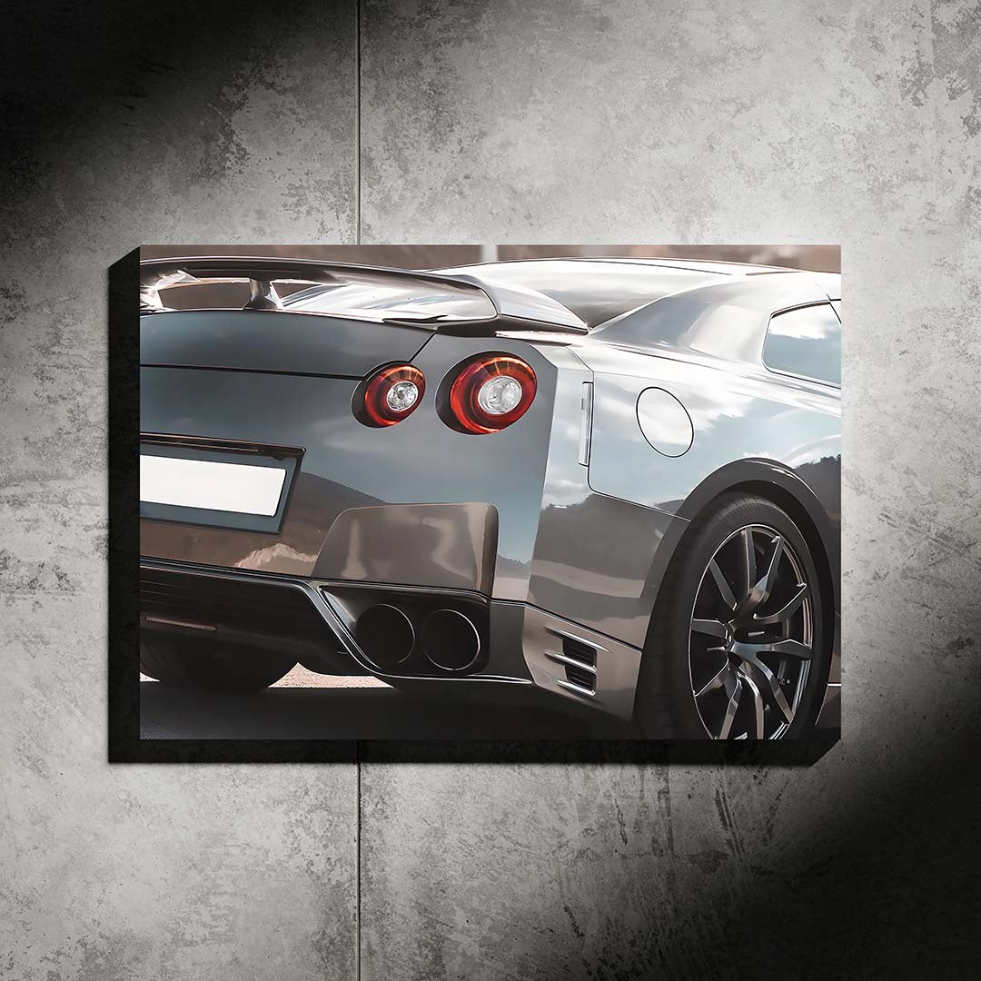 Nissan GTR R LED Poster