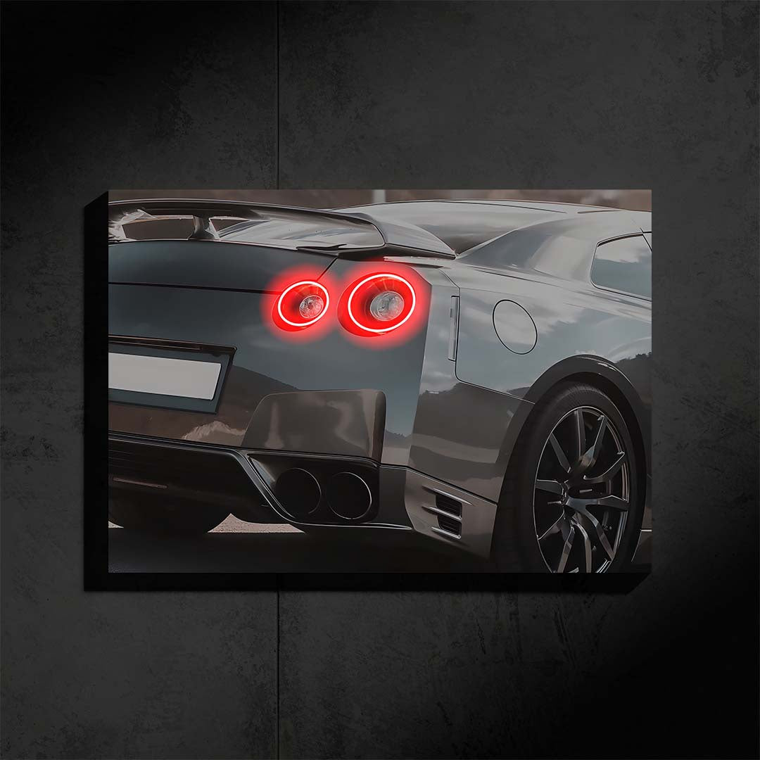 Nissan GTR R LED Poster