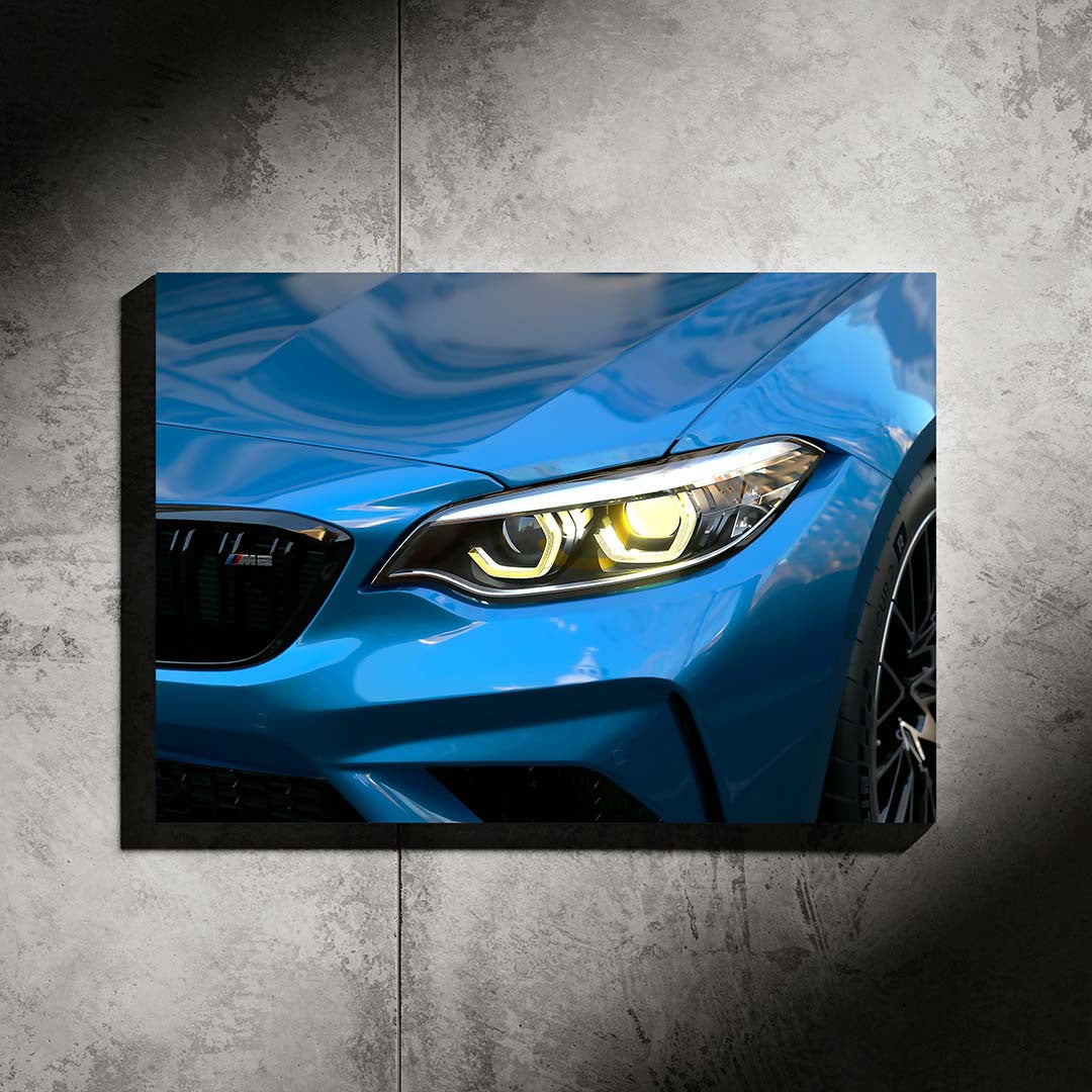 BMW M2 LED Poster