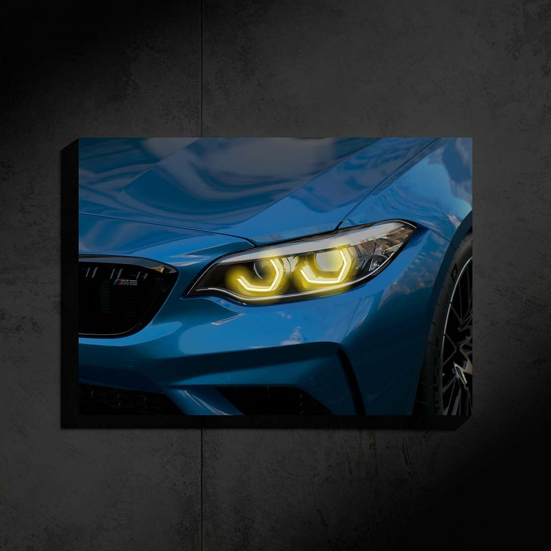 BMW M2 LED Poster