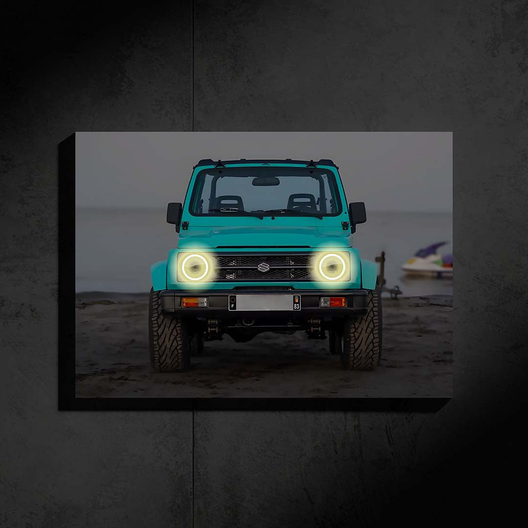 Suzuki Samurai LED Poster