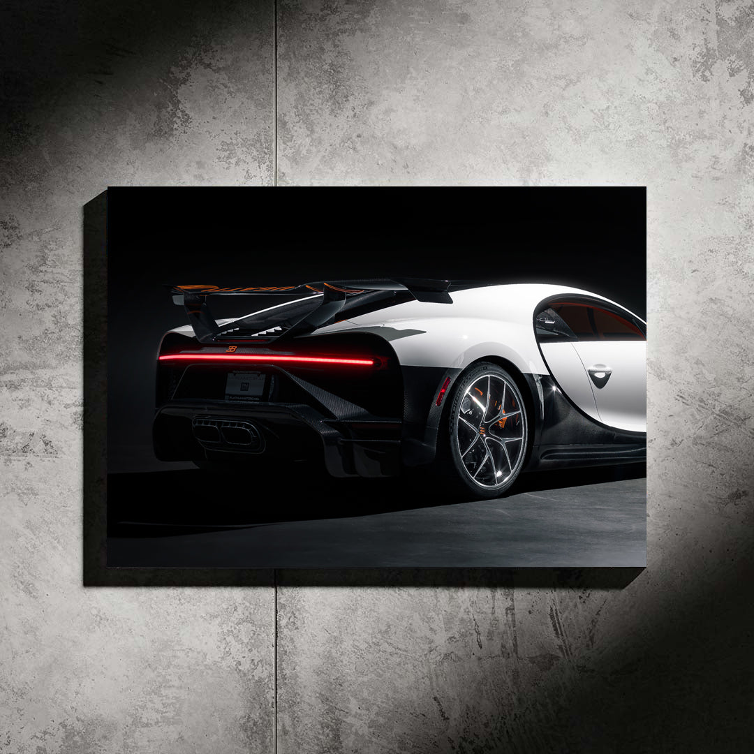 Bugatti Chiron LED Poster