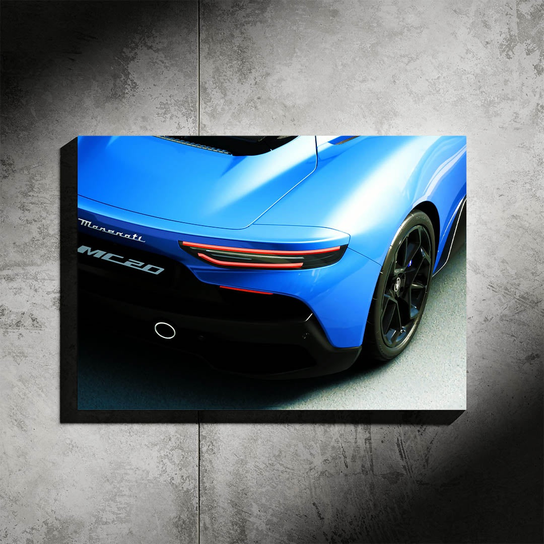 Maserati MC20 LED Poster